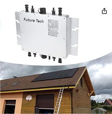 FTB1200 PV Solar Micro Inverter Stromerzeugungssystem mit weißem