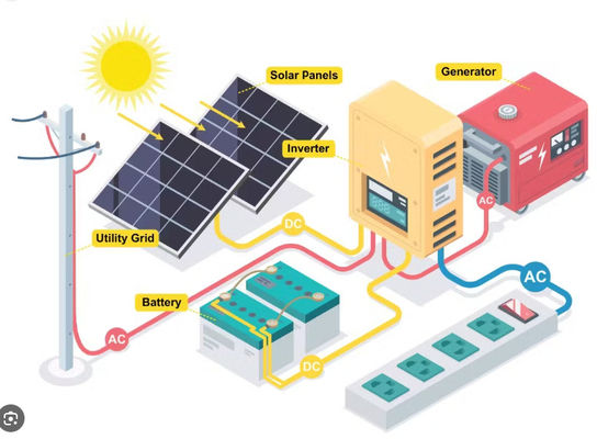 FTB1200 PV Solar Micro Inverter Stromerzeugungssystem mit weißem