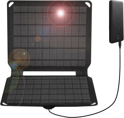 Portable monokristalline Solarzellen Notfall-ETFE-Solarplattenladegeräte 10W 5V