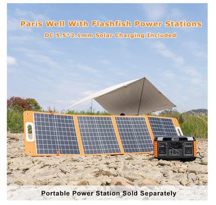 18V 100W klappbares Ladegerät für Solar-Bettplatten, angepasst mit Gleichstrom-Ausgang