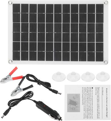 Leichtes tragbares Solarpanel Monokristalline Zelle 100W 12/24V USB-Ausgang