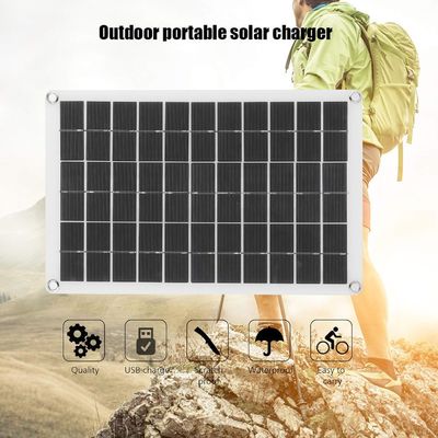 Leichtes tragbares Solarpanel Monokristalline Zelle 100W 12/24V USB-Ausgang