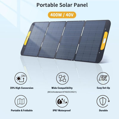 Hochwirksame tragbare Solardecke 400w für Camping RV
