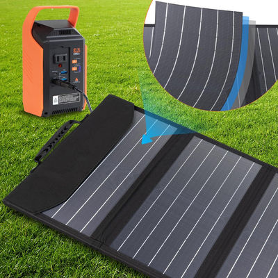 30W Klappbare tragbare Ladekiste für Solarzellen für das Campen im Freien