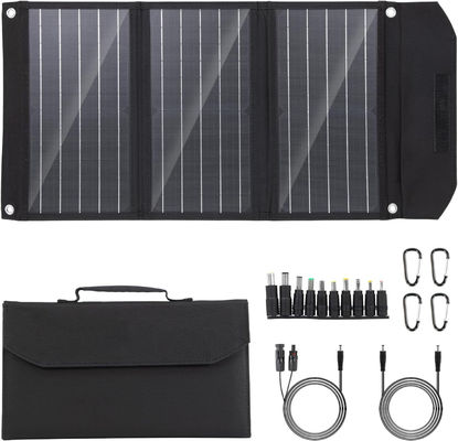 30W Klappbare tragbare Ladekiste für Solarzellen für das Campen im Freien