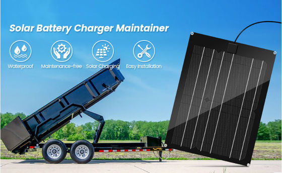 FTBM15 Solaranlagen-Kit Eingebaut MPPT-Ladegerät Wasserdicht mit schwarz