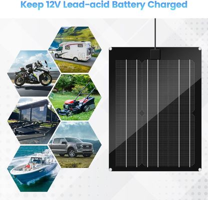 Trickle Solar Car Battery Maintainer Ladegerät für Wohnmobil 15W 12V