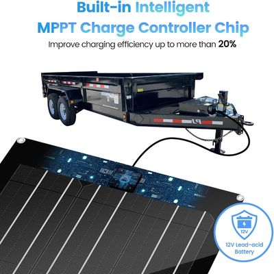 Trickle Solar Car Battery Maintainer Ladegerät für Wohnmobil 15W 12V