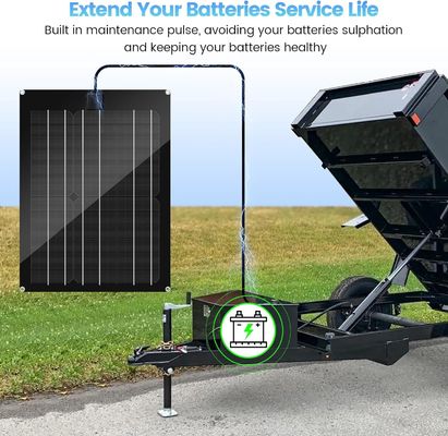Trickle Solar Car Battery Maintainer Ladegerät für Wohnmobil 15W 12V