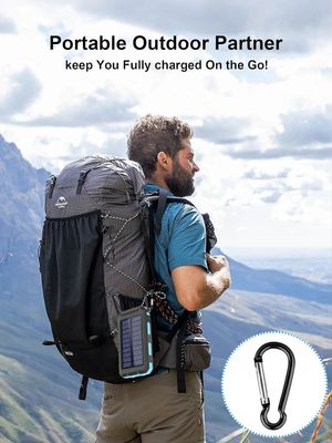 38800mAh Solarstrom USB-Strombank Wasserdicht für Camping im Freien