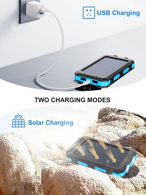 38800mAh Solarstrom USB-Strombank Wasserdicht für Camping im Freien