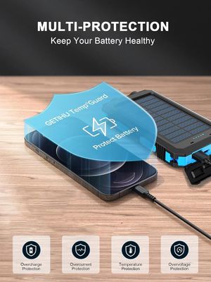 38800mAh Solarstrom USB-Strombank Wasserdicht für Camping im Freien