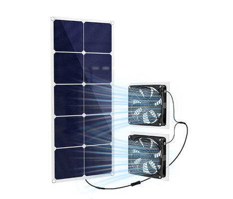 FTBM30 Solar-Panel-Ventilator-Kit, 30W, solarbetrieben, tragbare Wettersicherheit IP65