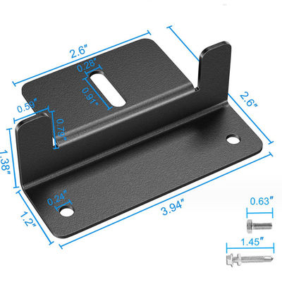 Leichtgewicht Solarpaneelaccessoires Z Halterung Anodisiertes Aluminium
